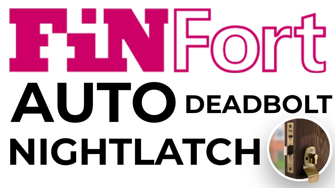 Finfort Auto Deadbolt Nightlatch Demo