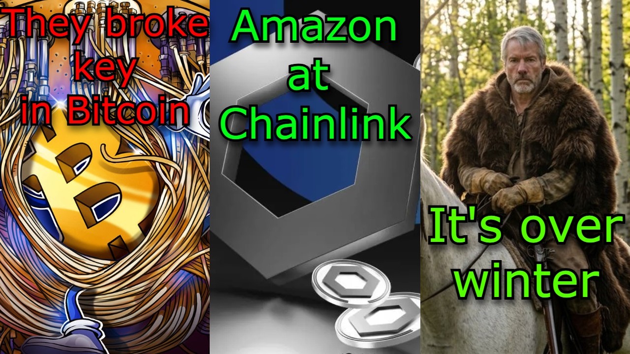 CRYPTONEWS:Quantum Computer Cracked Bitcoin (About), Chainlink Partnership With Amazon, Saylor