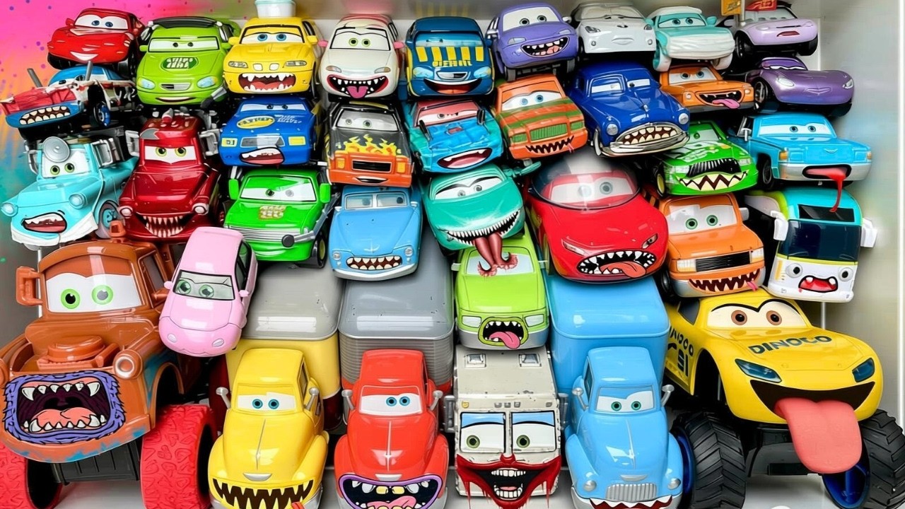Disney Pixar Cars Unboxing Review | Lightning McQueen RC Bubble Edition | ASMR Car Wash Playset toys