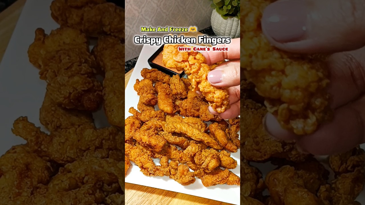 KFC Style Crispy Chicken Fingers Recipe#shorts#viralrecipe#youtubeshorts#shortsfeed#shortsvideo#food