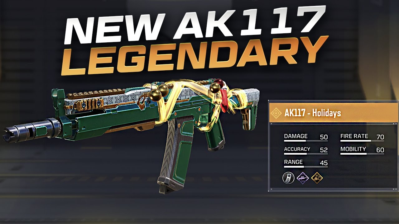 Call of Duty Mobile Ak117 Holiday Ranked Gameplay! Cod Mobile Season 2 NEW SKINS!
