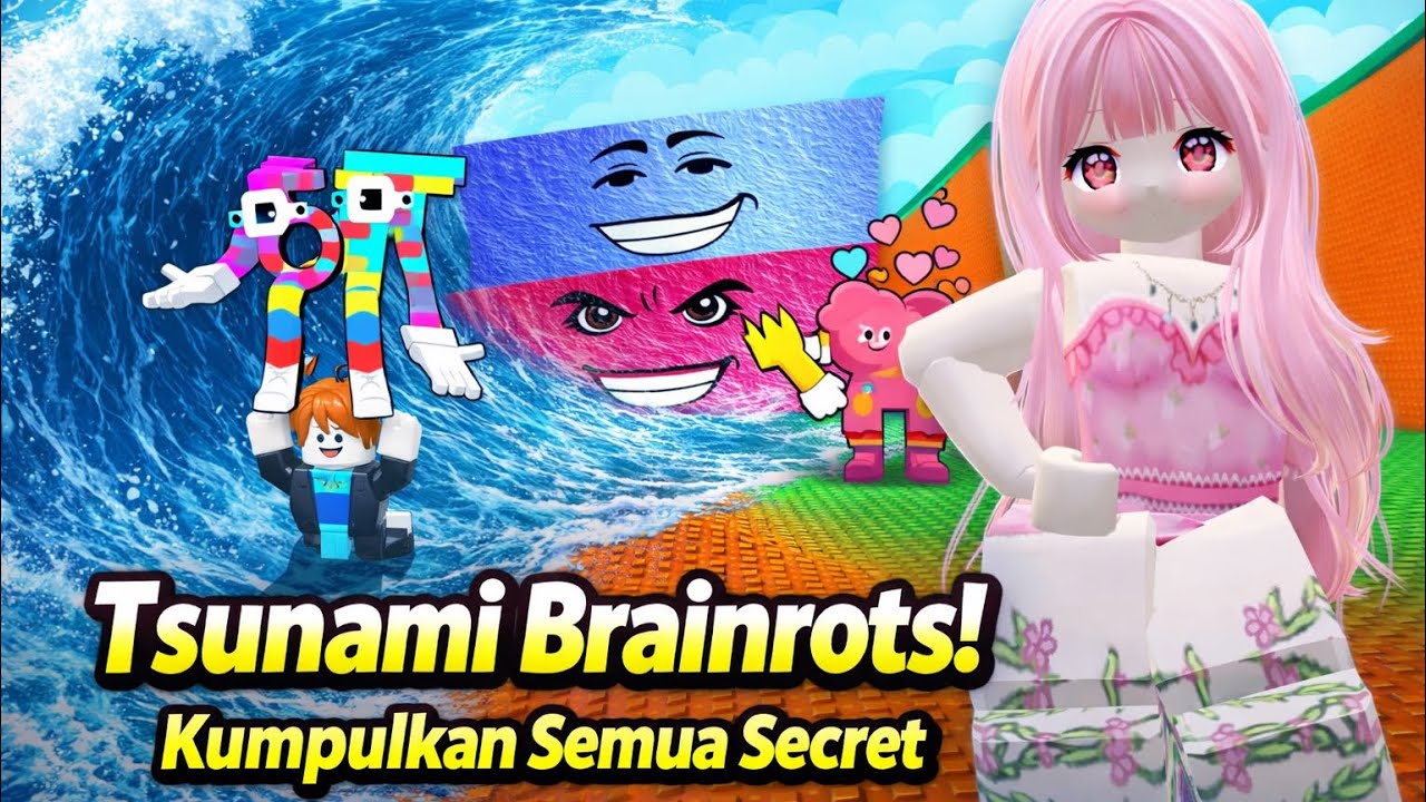TSUNAMI BRAINROTS | MISI KUMPULIN SEMUA SECRET BRAINROTS!!