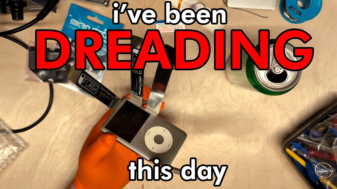 Repairing My iPod Classic 7th Gen (New Battery + iFlash Upgrade)