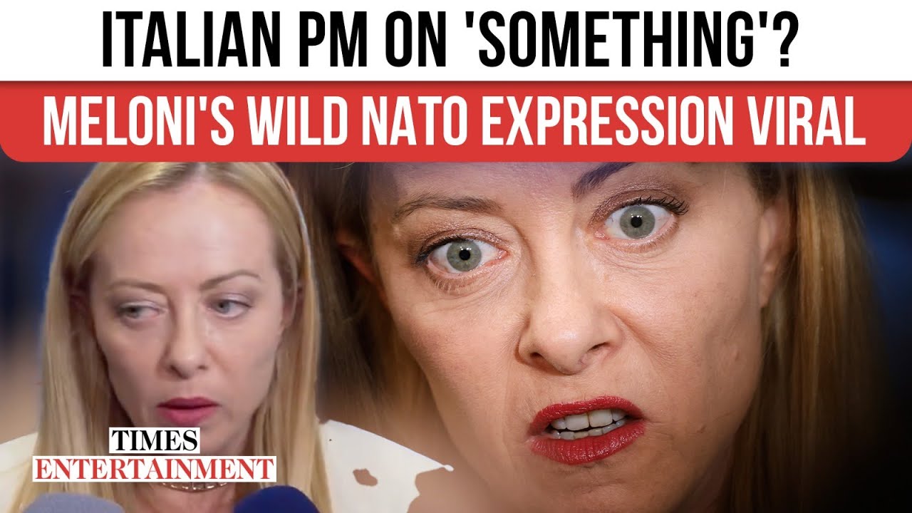 Caffeine? Stress? DRUGS? Giorgia Meloni’s BIZARRE NATO Video Triggers Meme TSUNAMI | WATCH