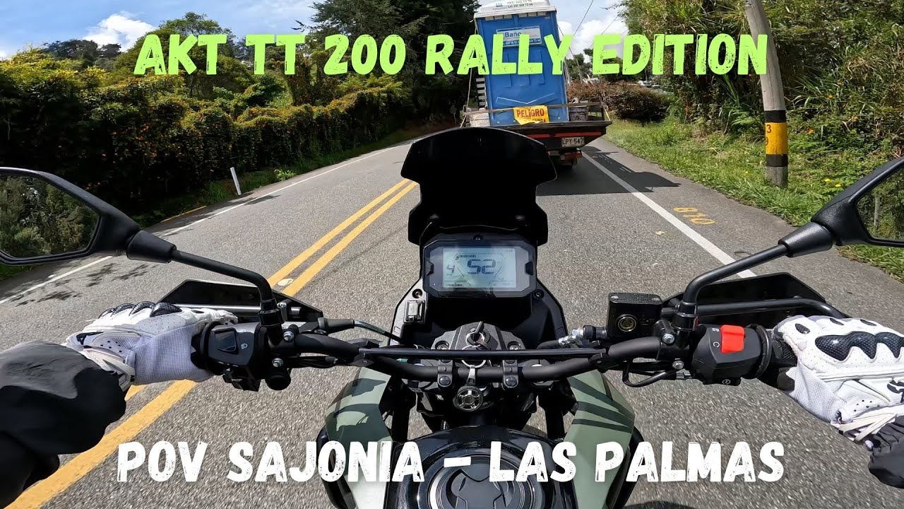 AKT TT 200 Rally Edition 2026 Pure Exhaust Sound | Sajonia - Las Palmas #aktmotos #colombia