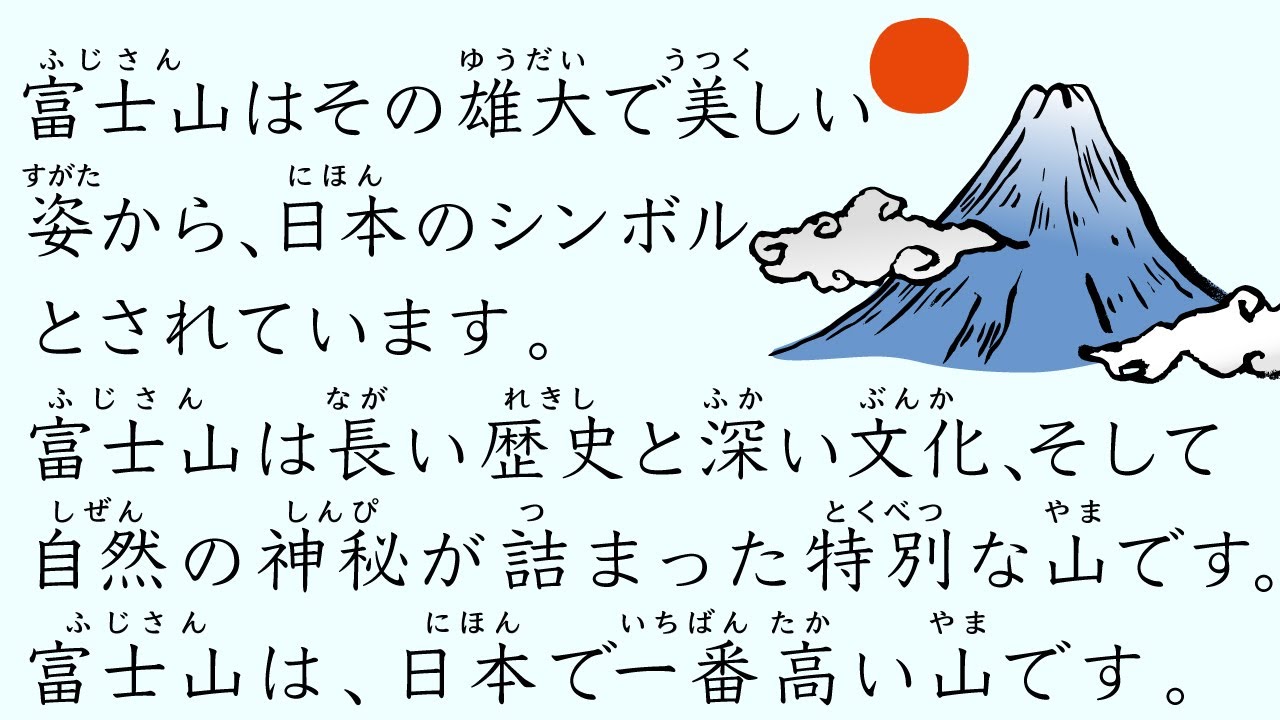Simple Japanese Listening - Japan's Symbol Mt. Fuji 