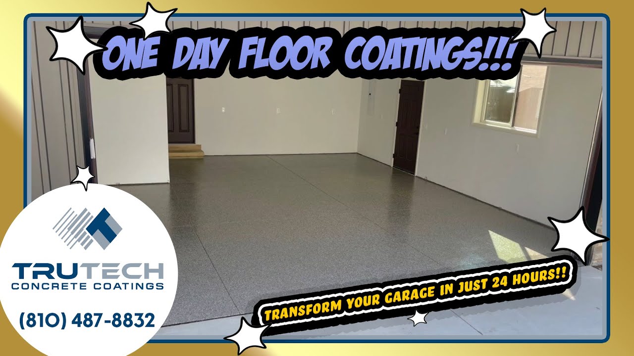 Transforming Your Garage in 24 Hours: Watch Our Polyurea Floor Coating Installation!