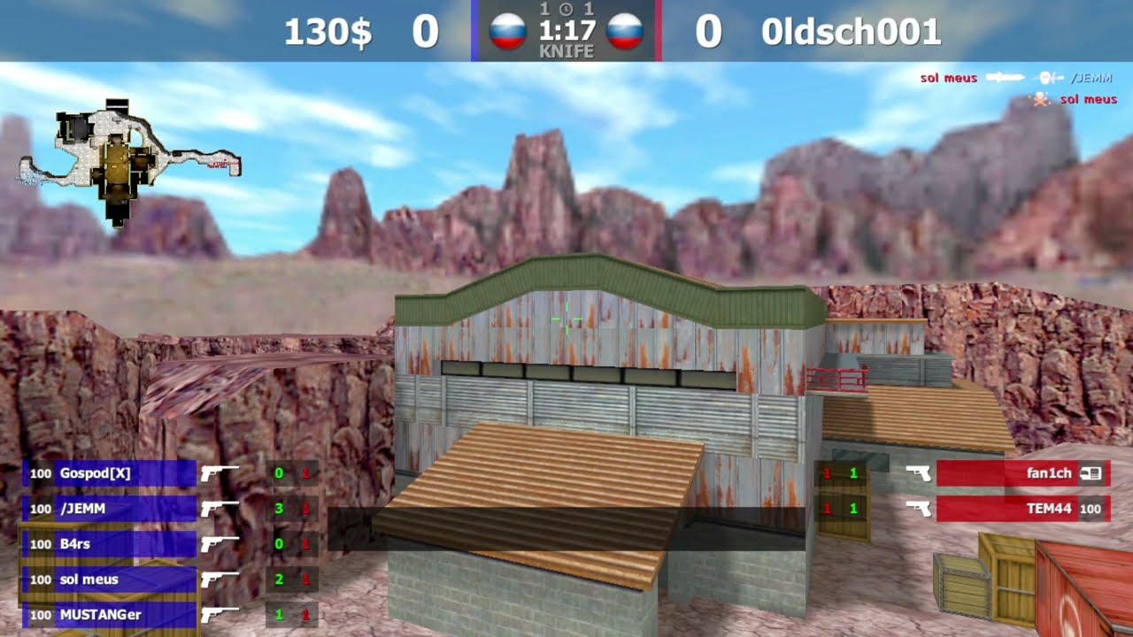 0ldsch001 vs 130$ 3 карта // 1 тур плей-офф // Golden Guns CyberNeva 2025: FINAL - ЛАН ПО КС 1.6
