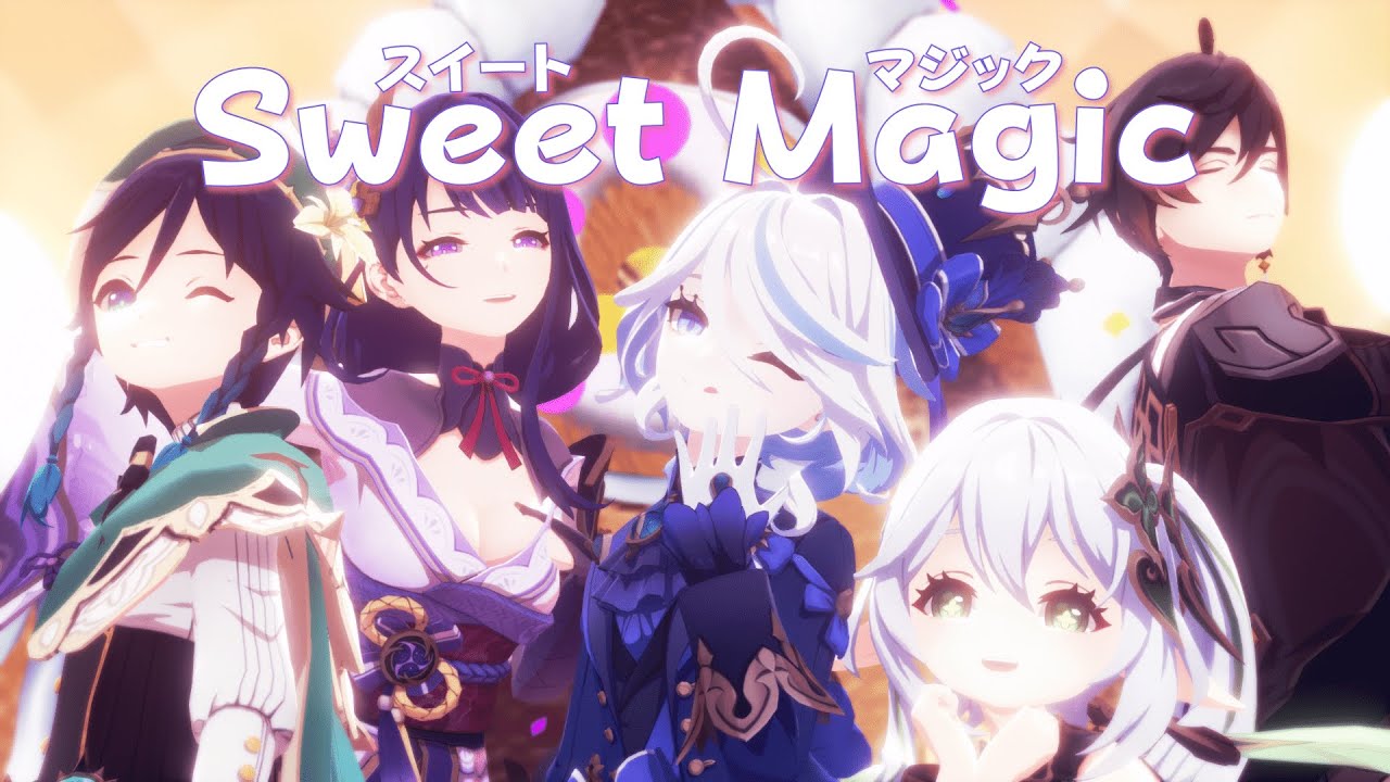 【MMD Genshin | ProSeka】Sweet Magic🍭/スイートマジック「Archons Christmas Special!🎄」