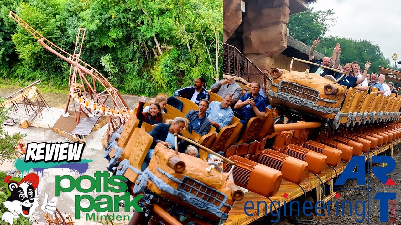 Das ist die neue Achterbahn im potts Park Minden - Braus & Saus von ART Engineering - REVIEW