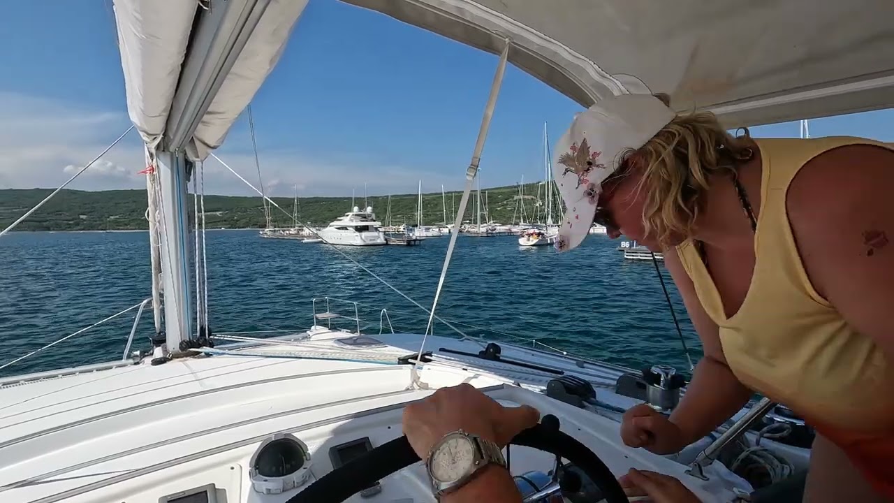 72.Einfahrt in die Marina Punat,auf der Insel Krk