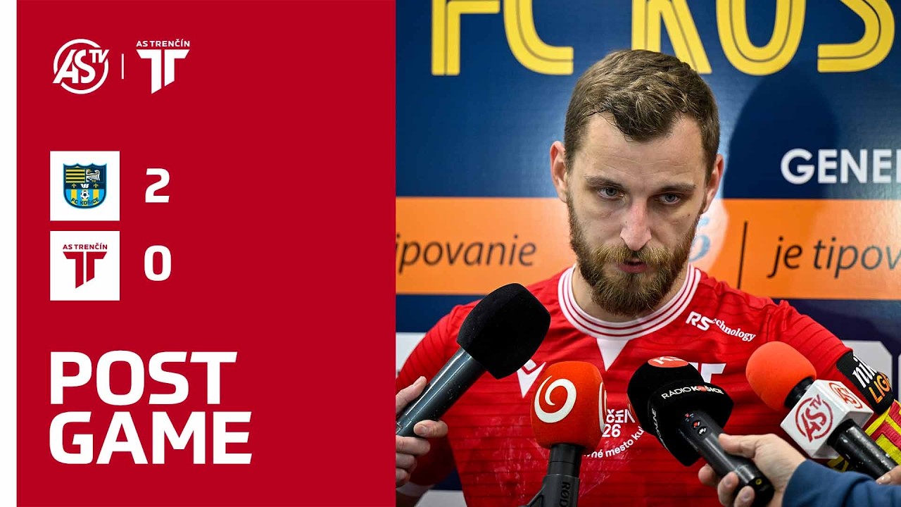 NIKÉ LIGA | Postgame | Richard Križan | FC Košice - AS Trenčín 2:0 (1:0)