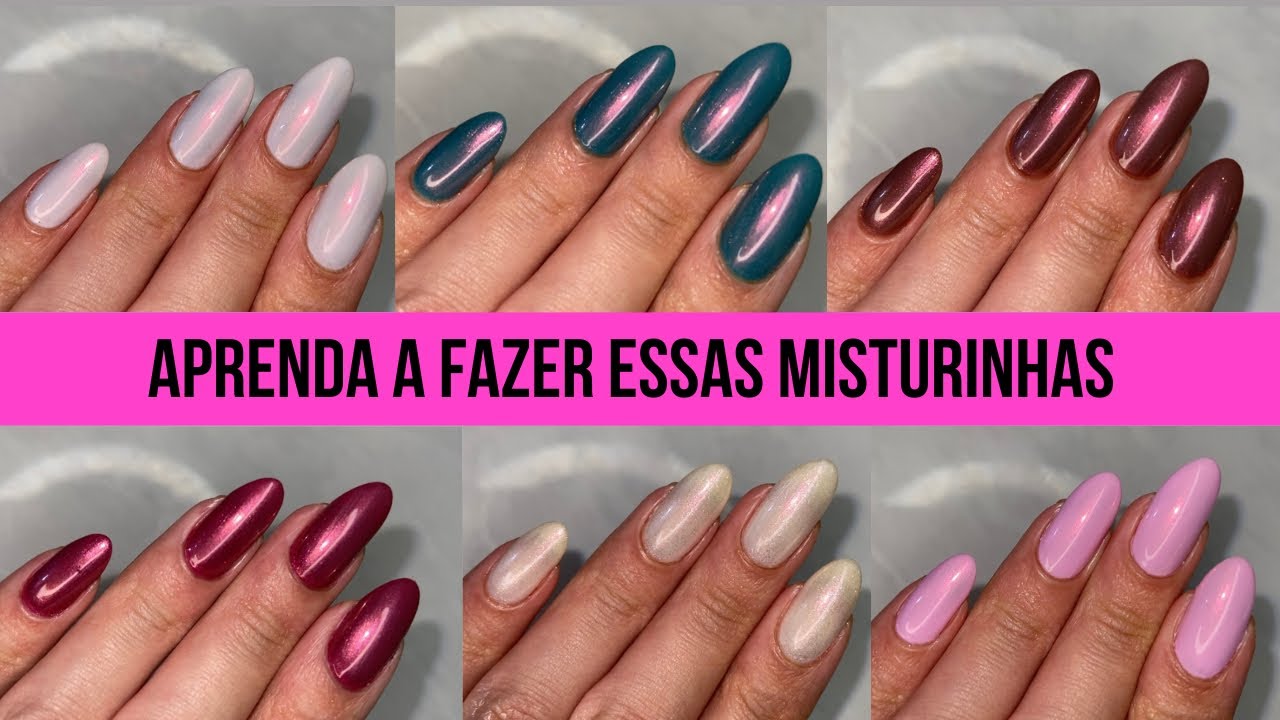 MISTURINHAS COM O ESMALTE PÓZINHO CROMADO ANITA E TALITA CARDOZO