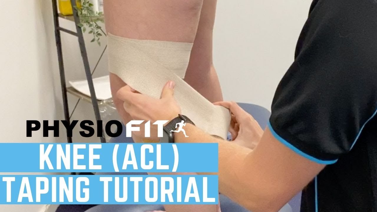 How to tape a knee to support the ACL by Physio Fit Adelaide