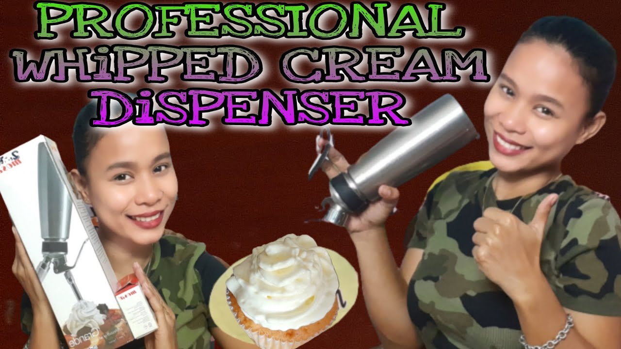 PROFESSIONAL WHIPPED CREAM DISPENSER UNBOXING | JULIE JAZMIN