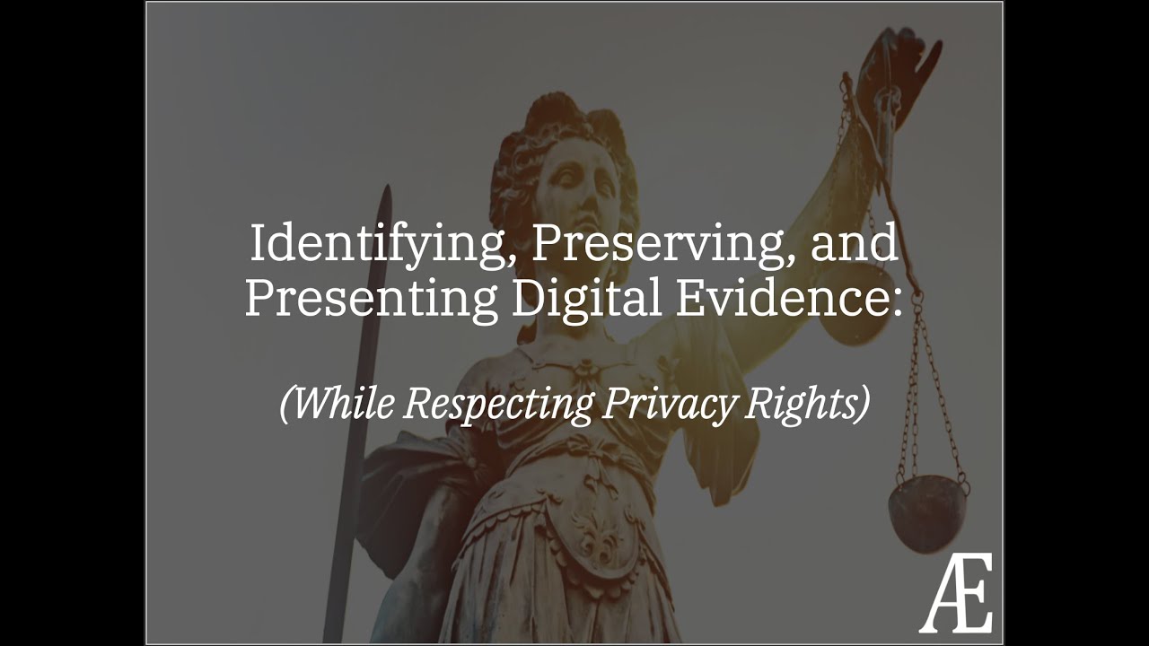 Identifying, Preserving, and Introducing Digital Evidence: #Guilty