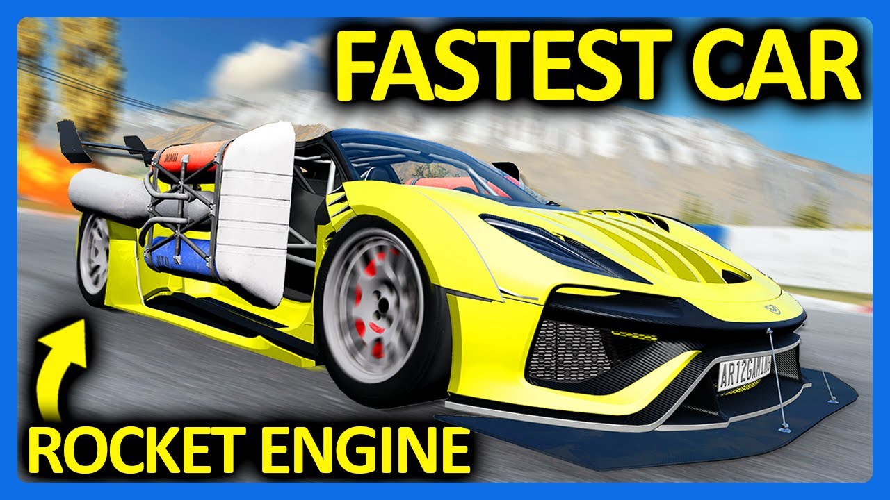 Я построил самый быстрый гоночный автомобиль в мире в BeamNG Drive