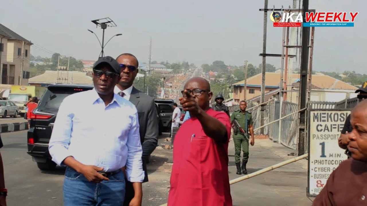 AGBOR TANKER EXPLOSION: CHIEDU EBIE, NDDC CHAIRMAN VISITS VICTIMS & SCENES OF THE INFERNO