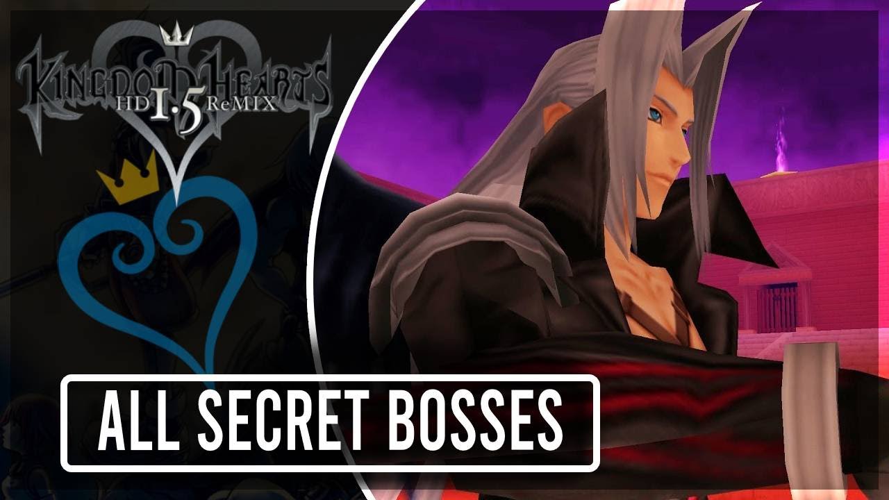 Defeating the Secret Optional Bosses in Kingdom Hearts HD 1.5 Remix - Ultimate Challenge!