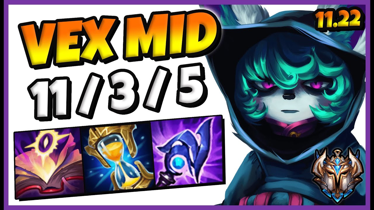 Vex MID vs Akali | KR Challenger Patch 11.22 | Season 11 ✅