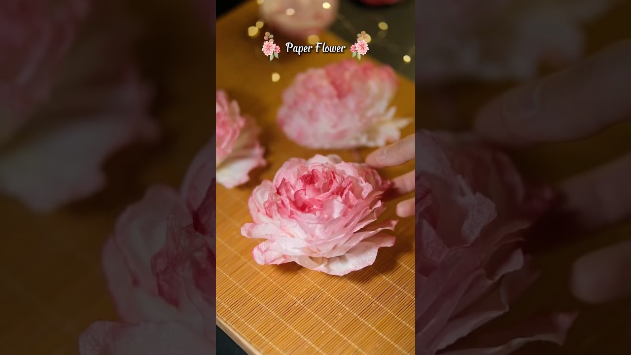 Tissue Paper Flower 🌸 please subscribe if you like my video 🙏