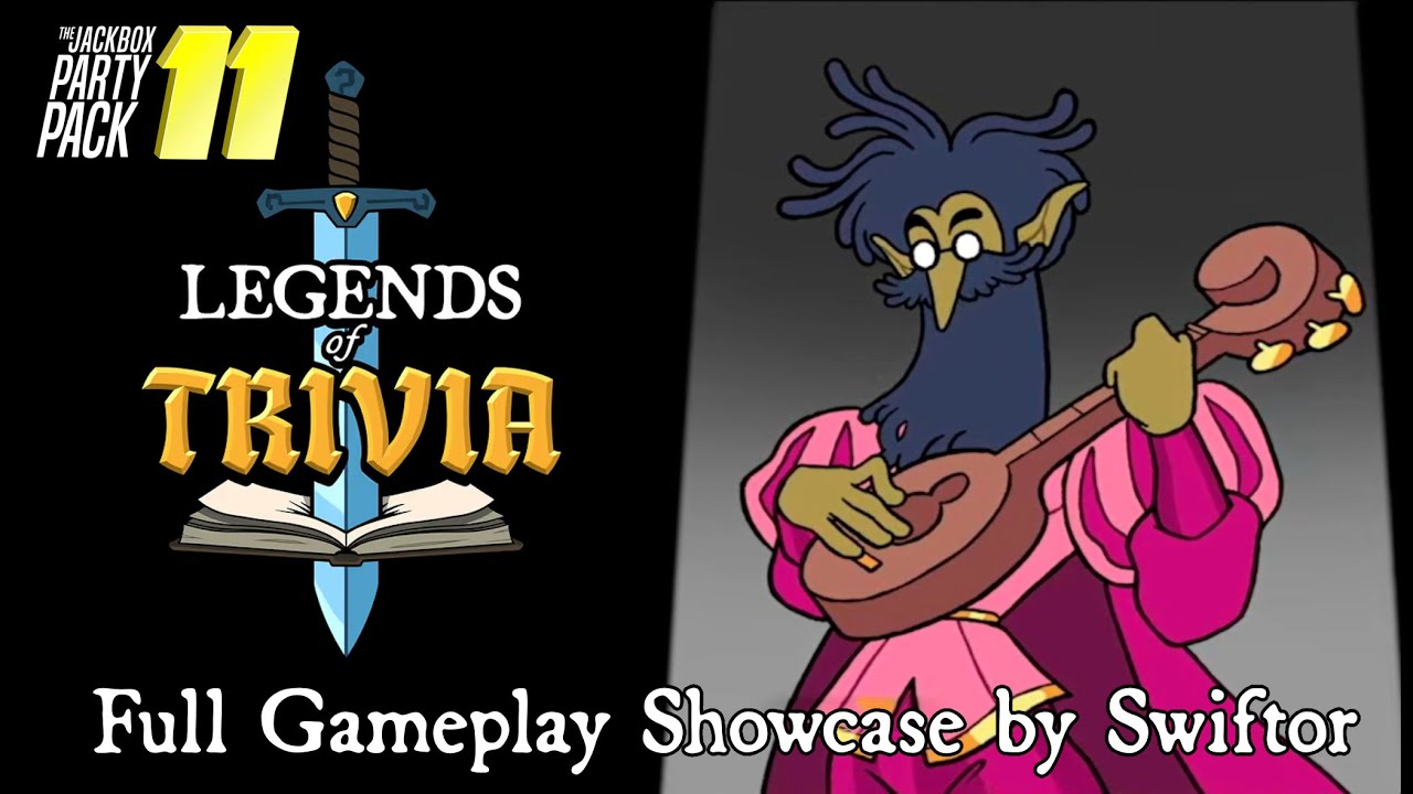 Legends of Trivia  - The Jackbox Party Pack 11 (Full Gameplay by Swiftor)
