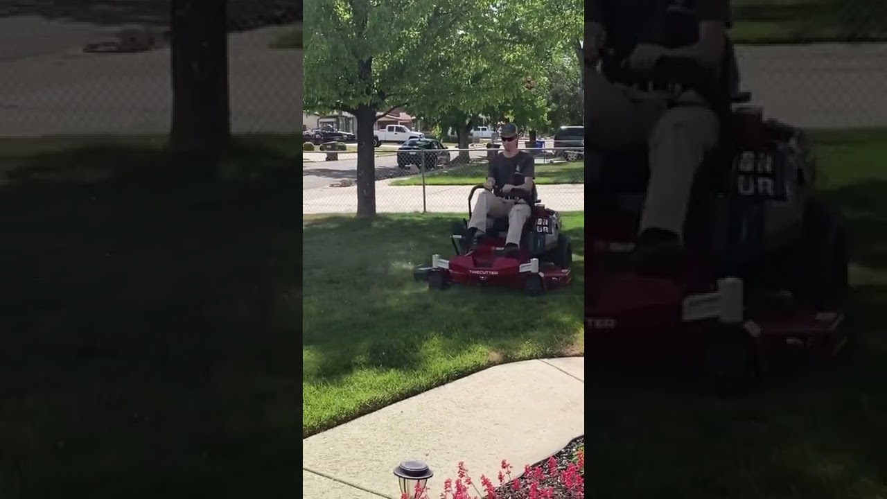 First cut with our new Toro 50&rdquo; Timecutter!
