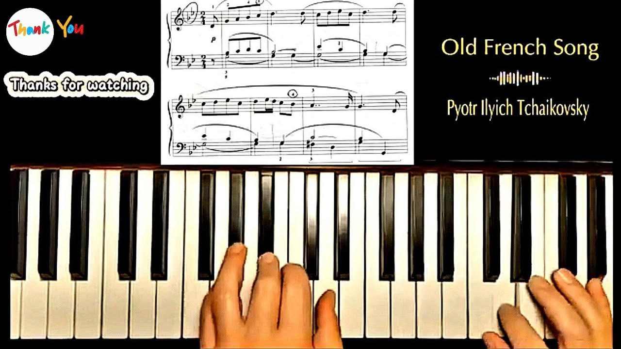 P.I.Tchaikovsky-Old French Song #piano #pianotutorial #music #kidmusician #kidslearning #pianomusic