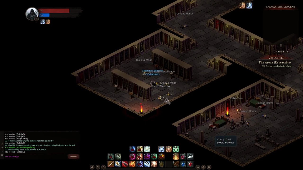 New Dreadmyst Dungeon -  Salmasters Descent Full Dungeon -  Paladin - Mrpower - Full Clear