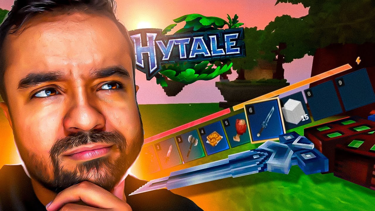 TESTEI O PRIMEIRO SERVER DE SKYWARS E PVP DO HYTALE!!!