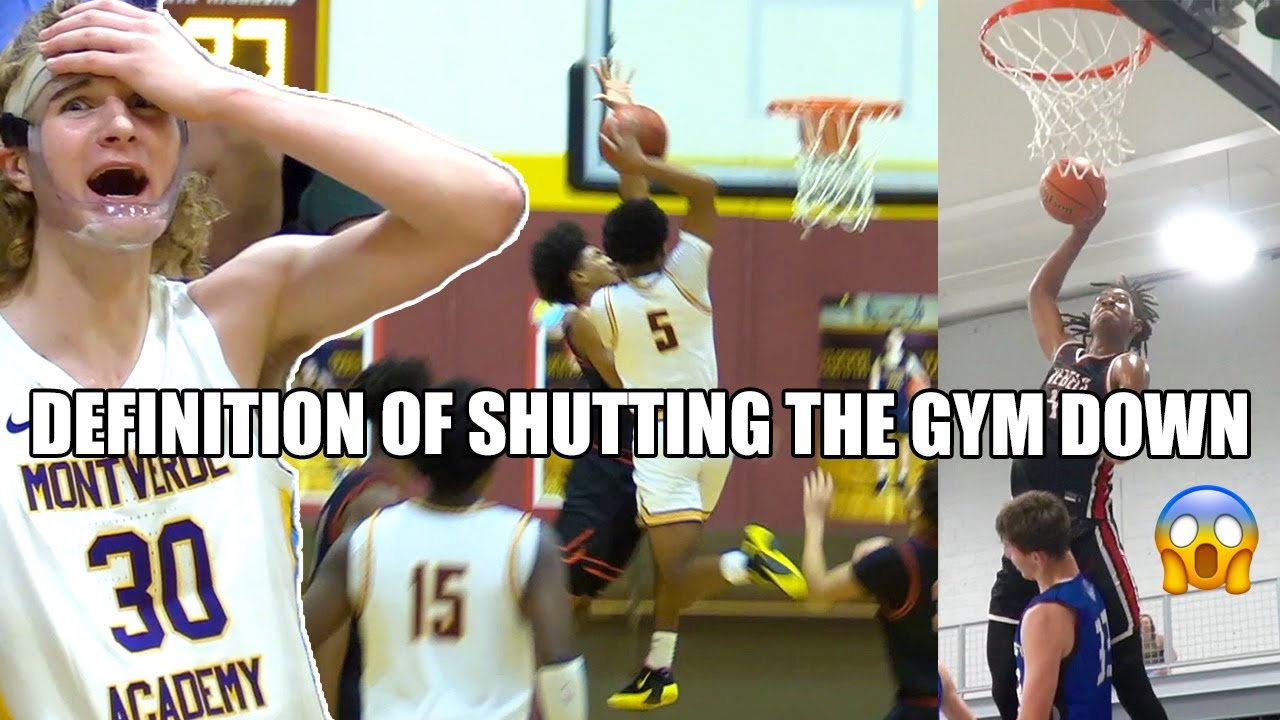 BEST SHUT THE GYM DOWN MOMENTS OF HIGH SCHOOL BASKETBALL!!