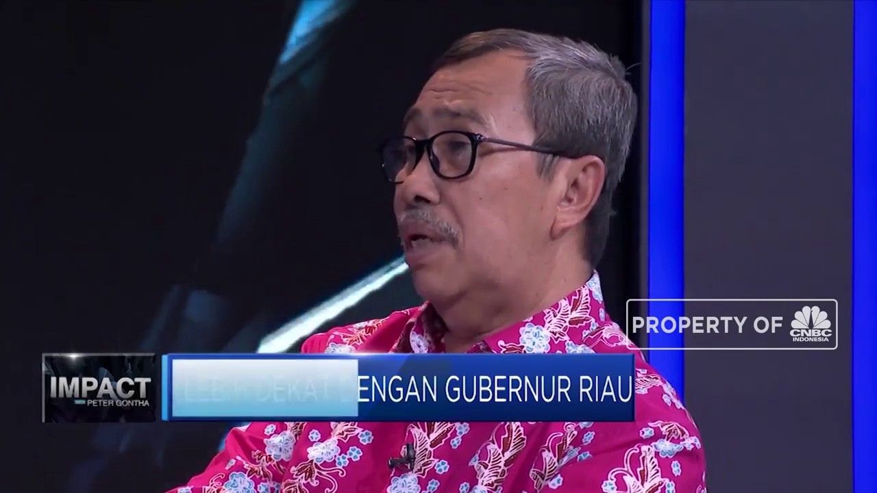 Wawancara Gubernur Riau Syamsuar di CNBC dgn Peter Gontha tentang Advisory dari BI Riau