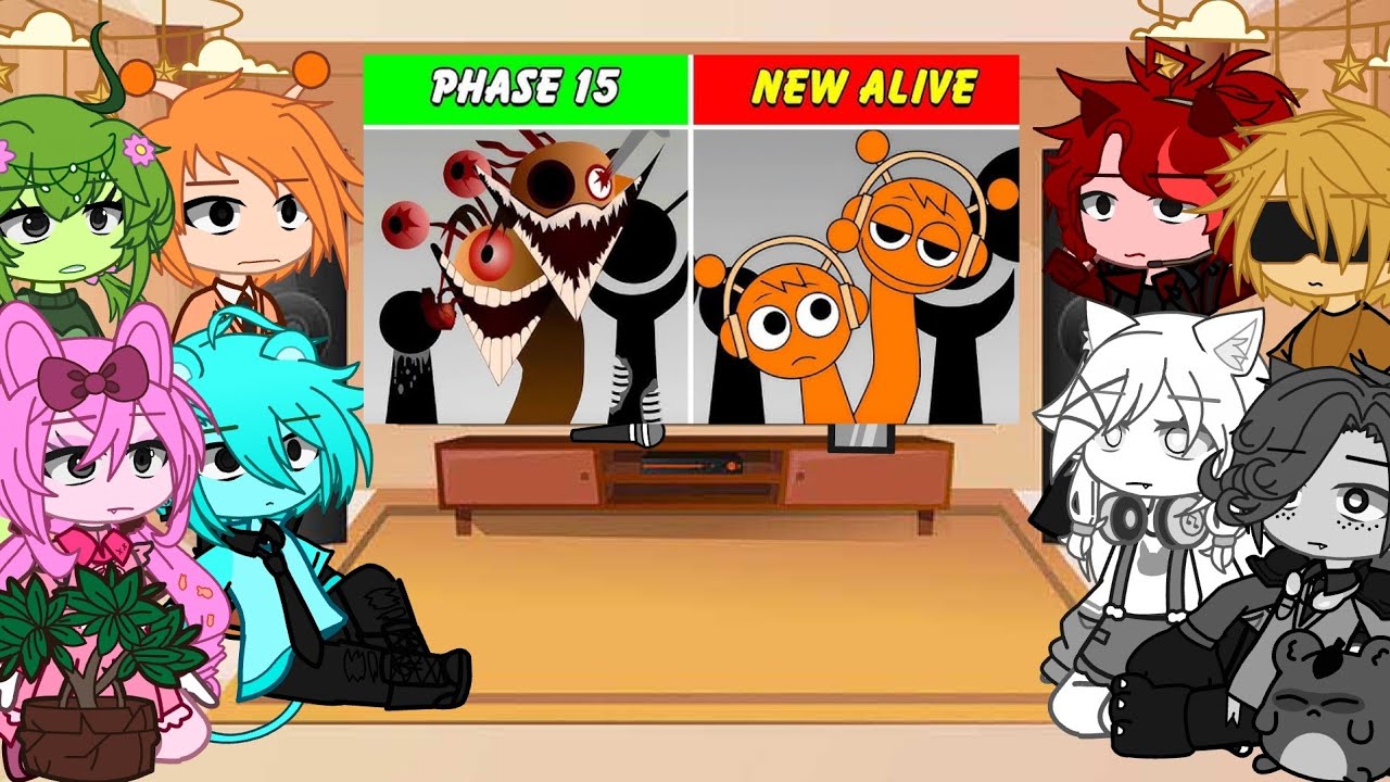 Sprunki Incredibox React To Incredibox Sprunki Phase 15 But Alive Verion II Gacha Club 🐰