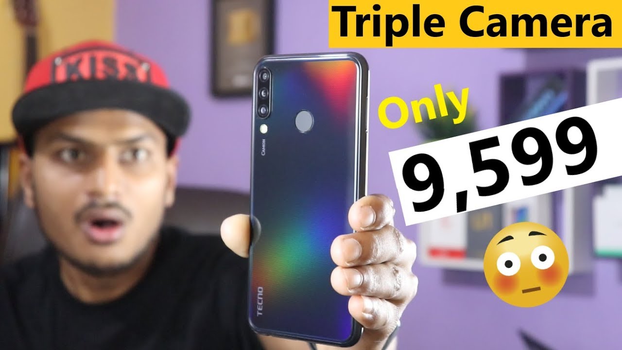 Triple Camera Smartphone in Just Rs.9,599 | Techno Camon i4 Unboxing Review in Hindi
