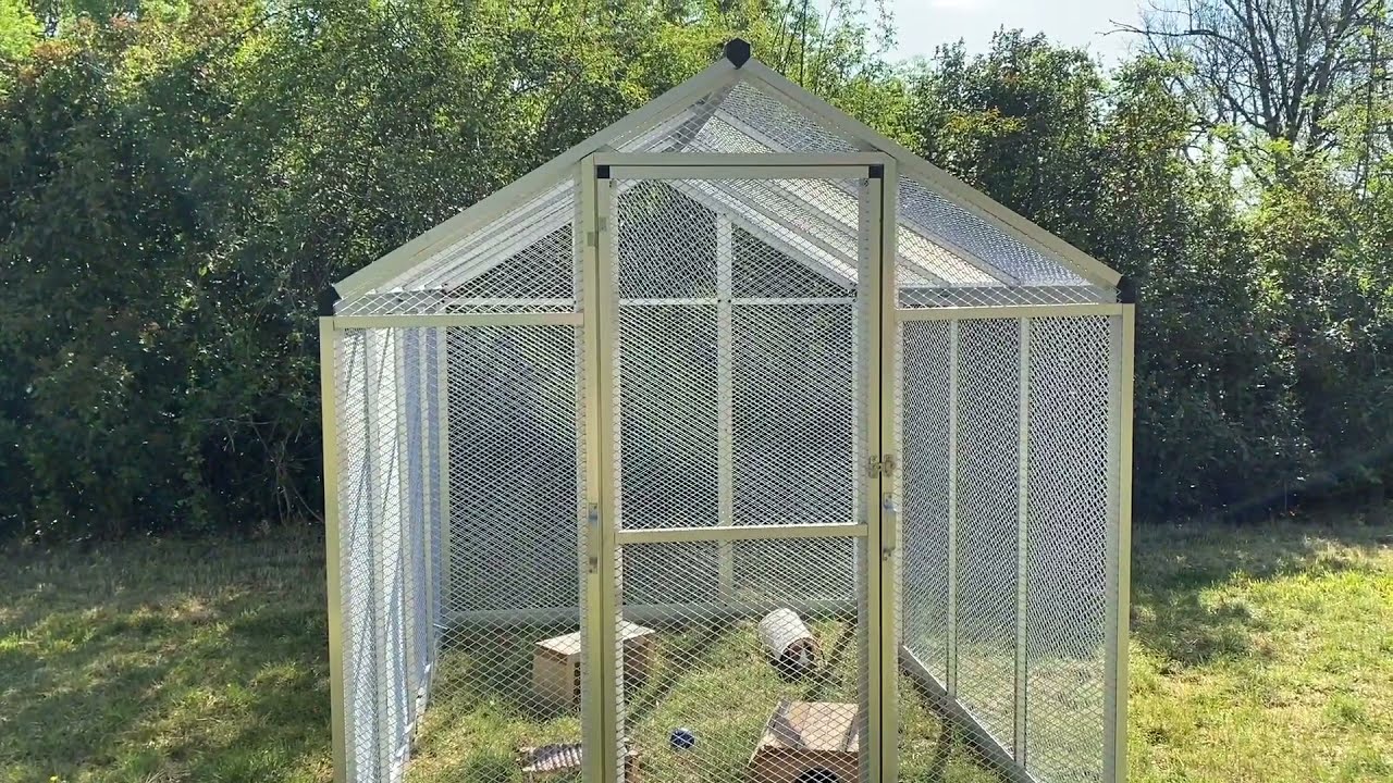 Cage d'extérieur pour mes cochons d'Inde