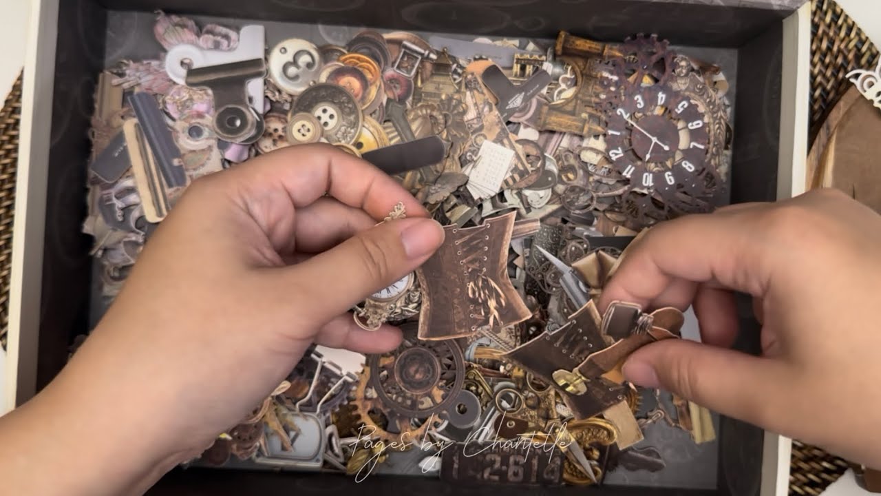 Vintage Theme | Scrapbook ASMR | Art Journal