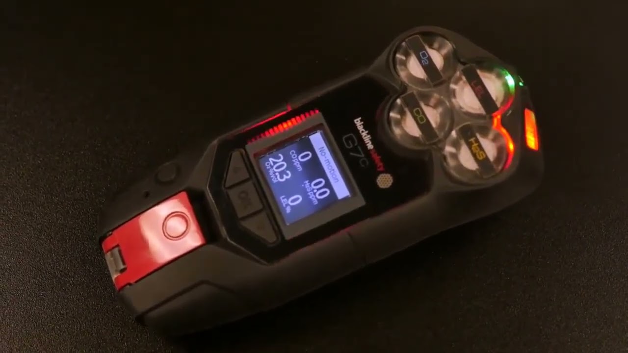 Blackline Safety G7c Basic Training   Gas Detection Systems   SO2, H2S, Cl2, LEL, NH3   Gas Detector