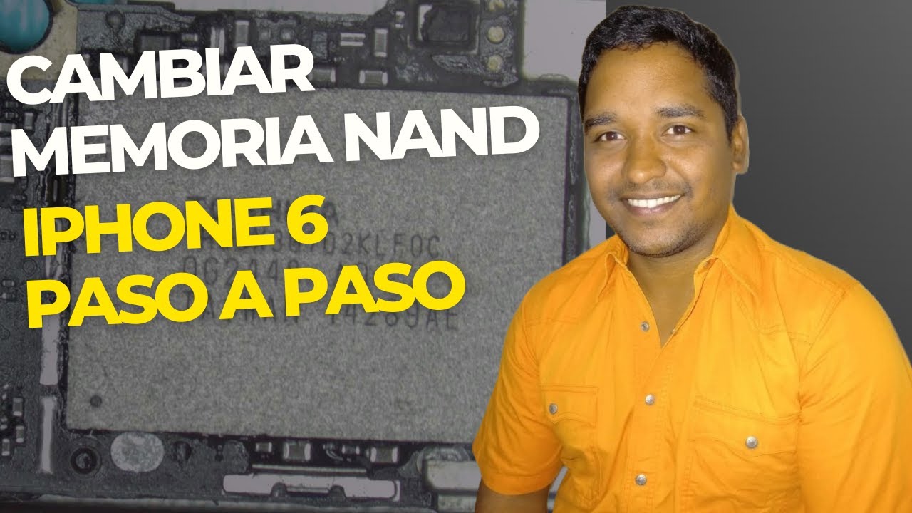 Cambio de memoria NAND iPhone 6 paso a paso