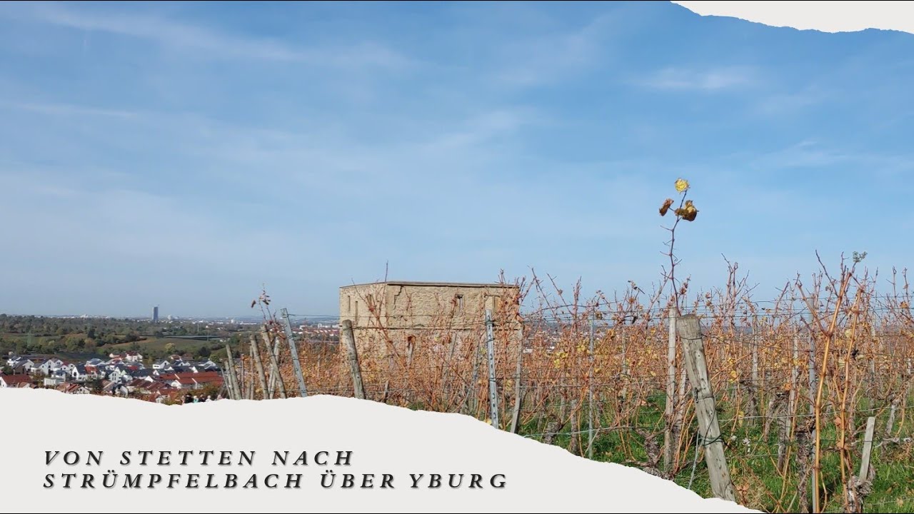 Wanderung im Remstal von Stetten nach Str&uuml;mpfelbach &uuml;ber Yburg