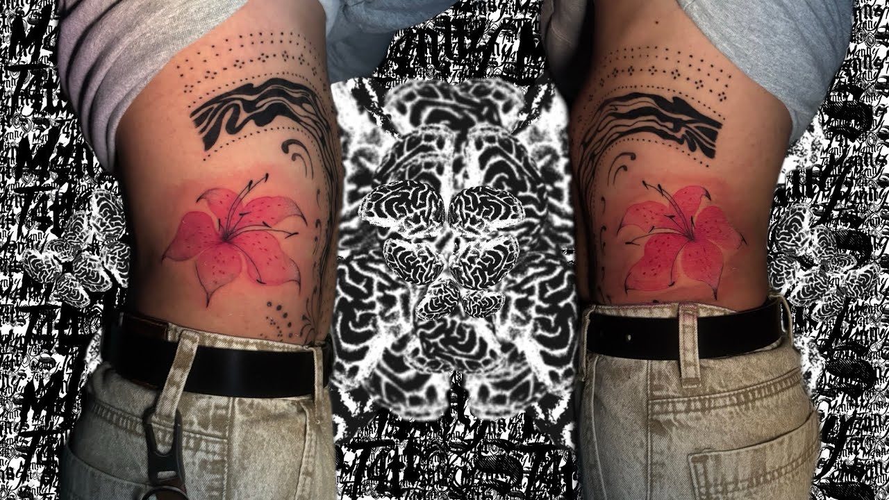 Tatuando en Tijuana 00: flores en las costillas