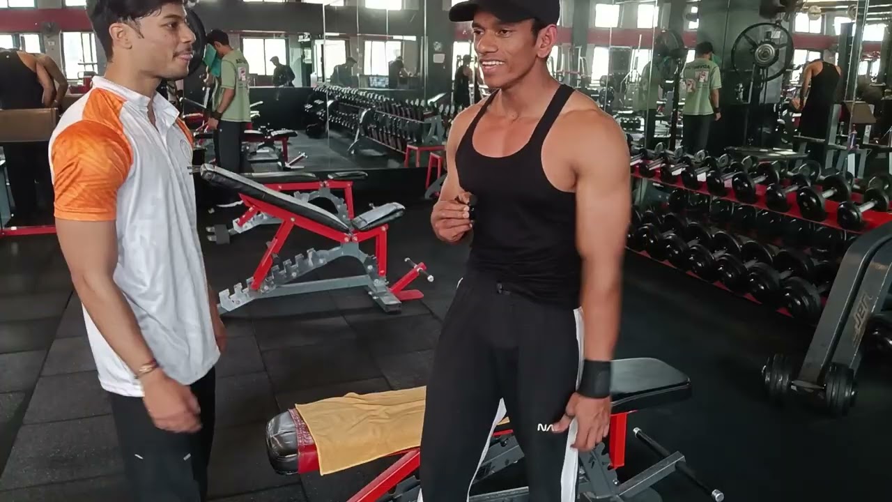 #CHEST DAY£#motivation FITNESS RAM CHOPAL GYM SHARK 🦈,, 💪 trust the process 🏹🪜