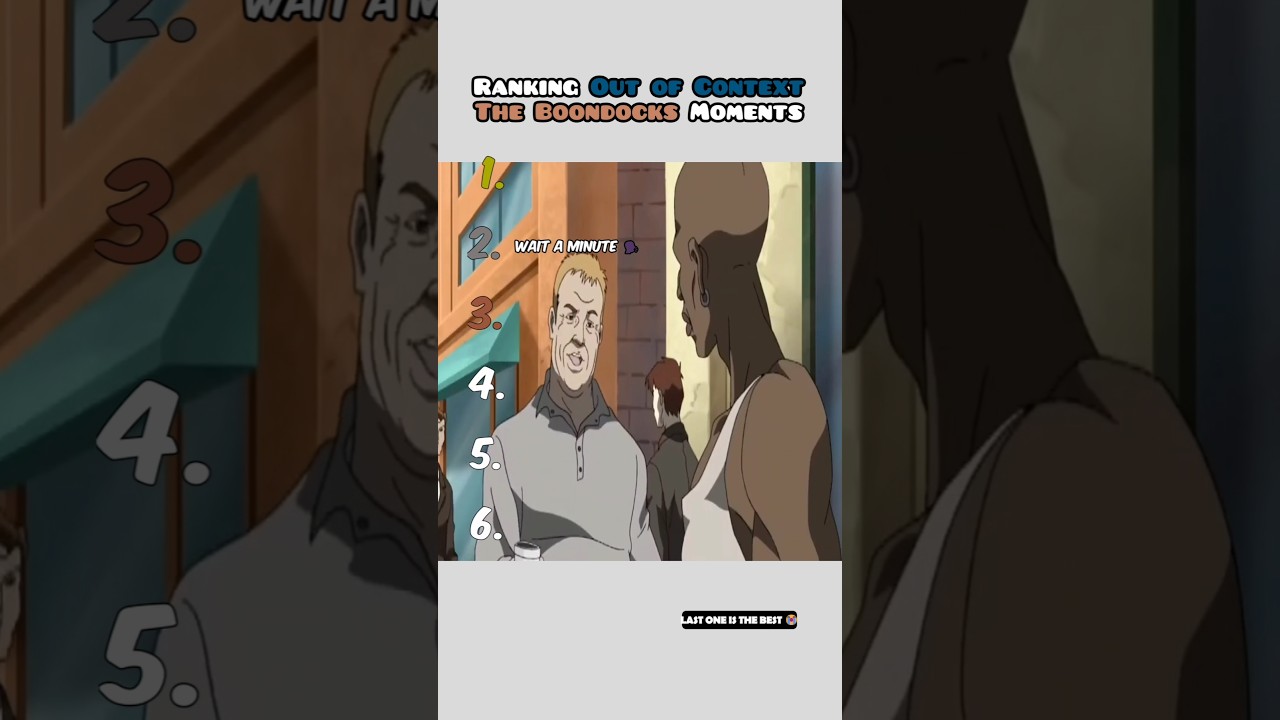 Ranking The Boondocks Moments 😭