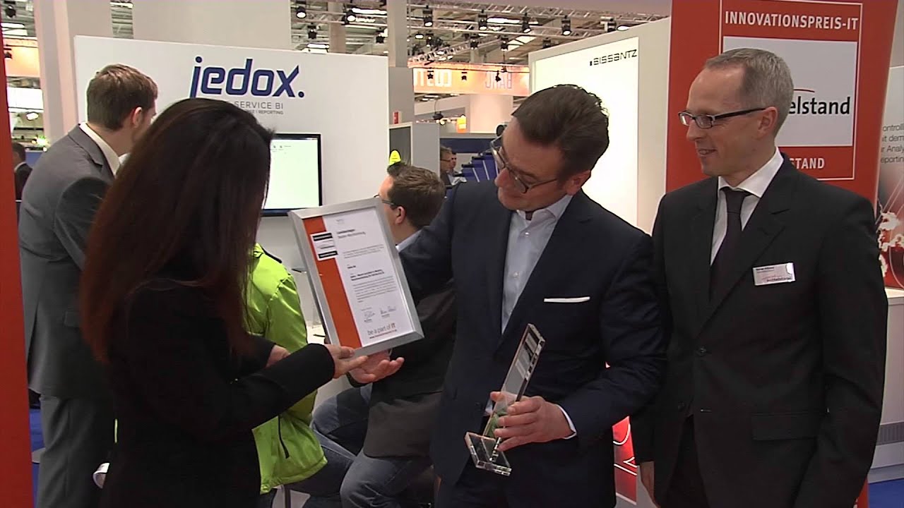 Preis&uuml;bergabe an die Jedox AG (INNOVATIONSPREIS-IT 2014)