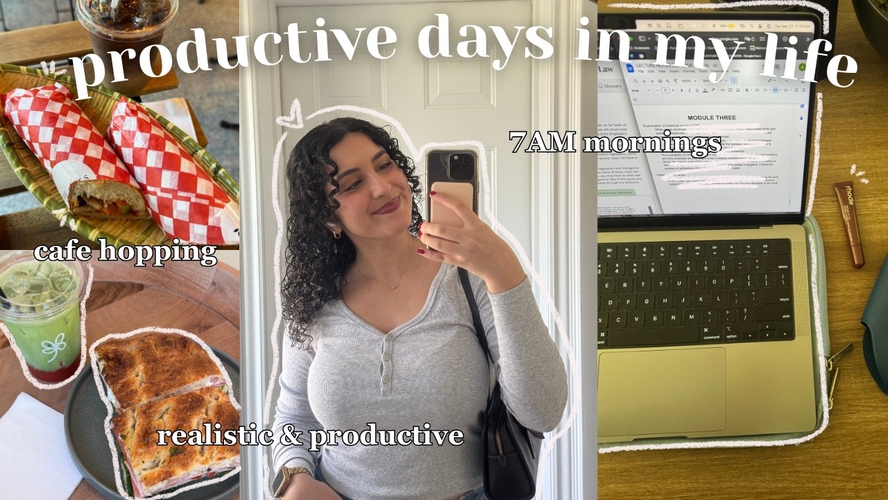 slice of life 🍵 7AM productive days in my life, study cafes, in-person recruitment