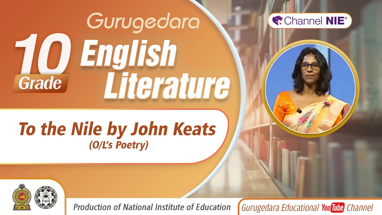 To the Nile by John Keats,  O/L's poetry - Grade 11 (English Literature)