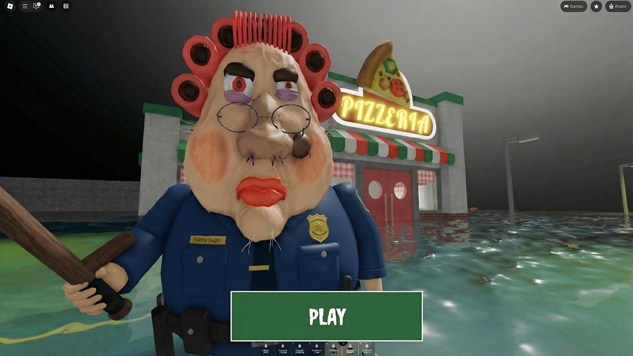 Escape Papa Pizza's Pizzeria! SCARY OBBY roblox! Gameplay Walkthrough All Morphs Unlocked