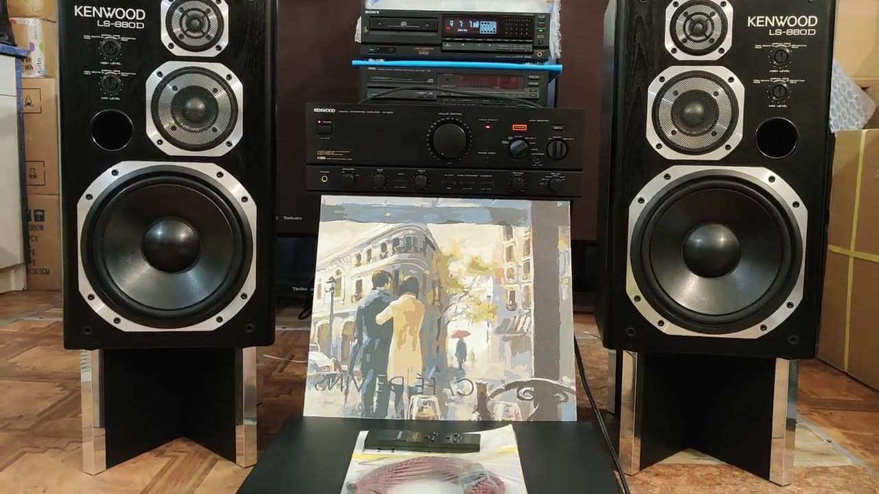 Сладкая парочка-усилитель Kenwood DA-9010 и акустика Kenwood LS-880D