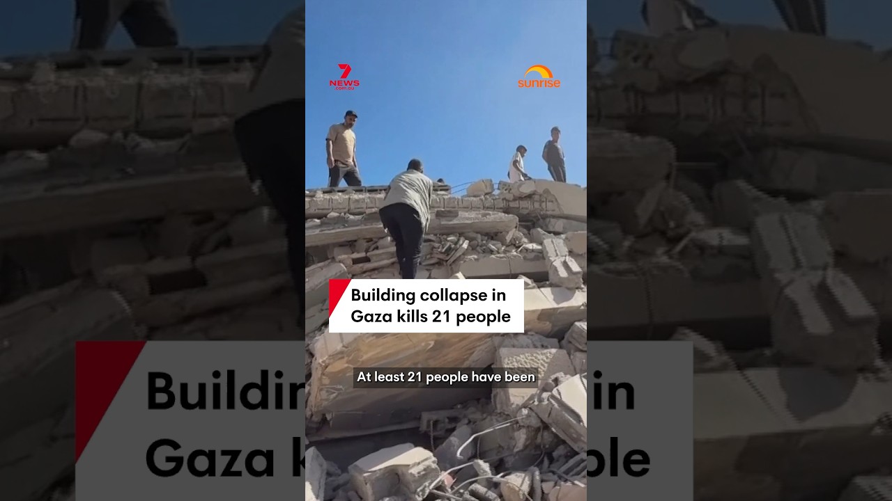 Building collapse in Gaza kills 21 people