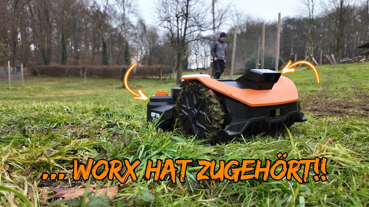 Wie gut ist der neue Worx Landroid Vision Cloud ?? | keine RTK-Antenne | tauschbarer Akku