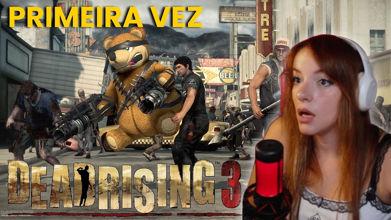 PRIMERIA VEZ NO DEAD RISING 3 | A Jornada de Nick Ramos 🔴 AO VIVO